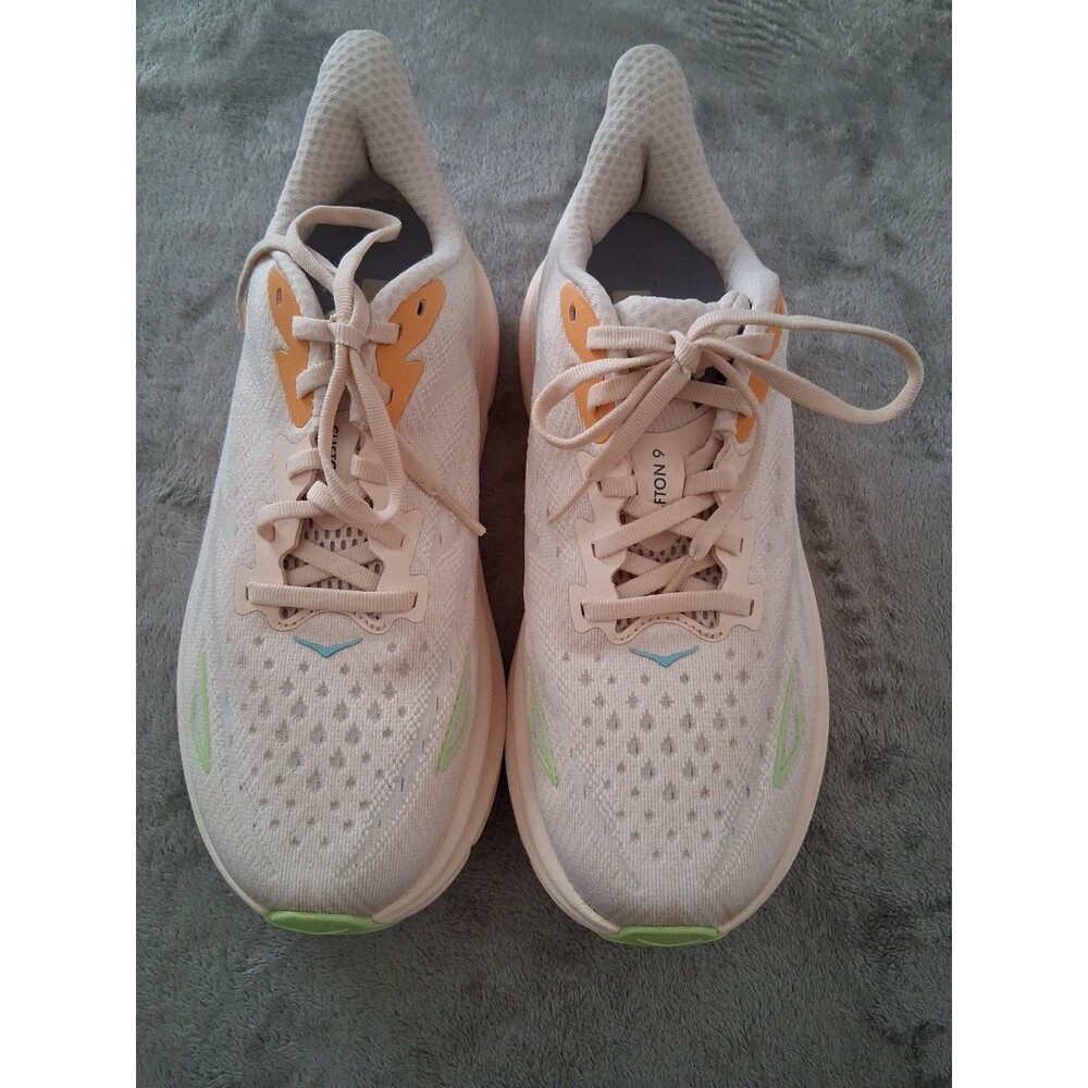 Size 7 D - Women’s Hoka One One Clifton 9 Vanilla Astral (no insoles)